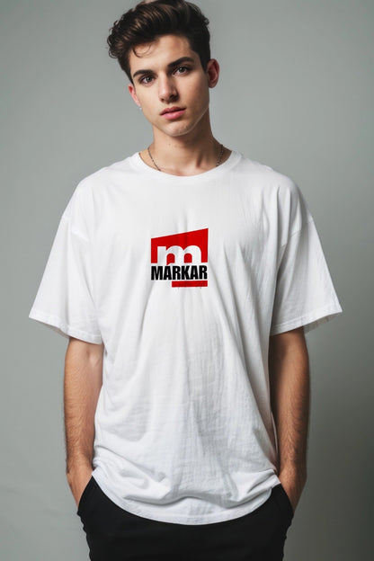 Markar White Oversized Sweatshirt