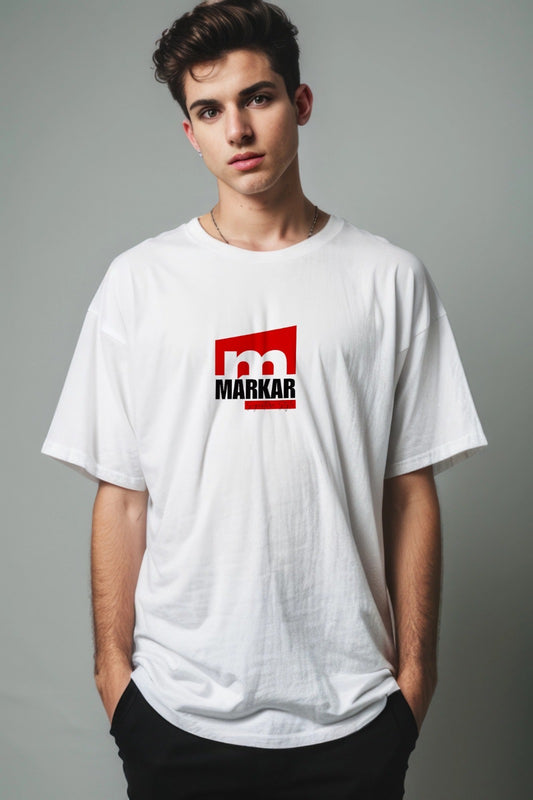 Markar White Oversized Sweatshirt